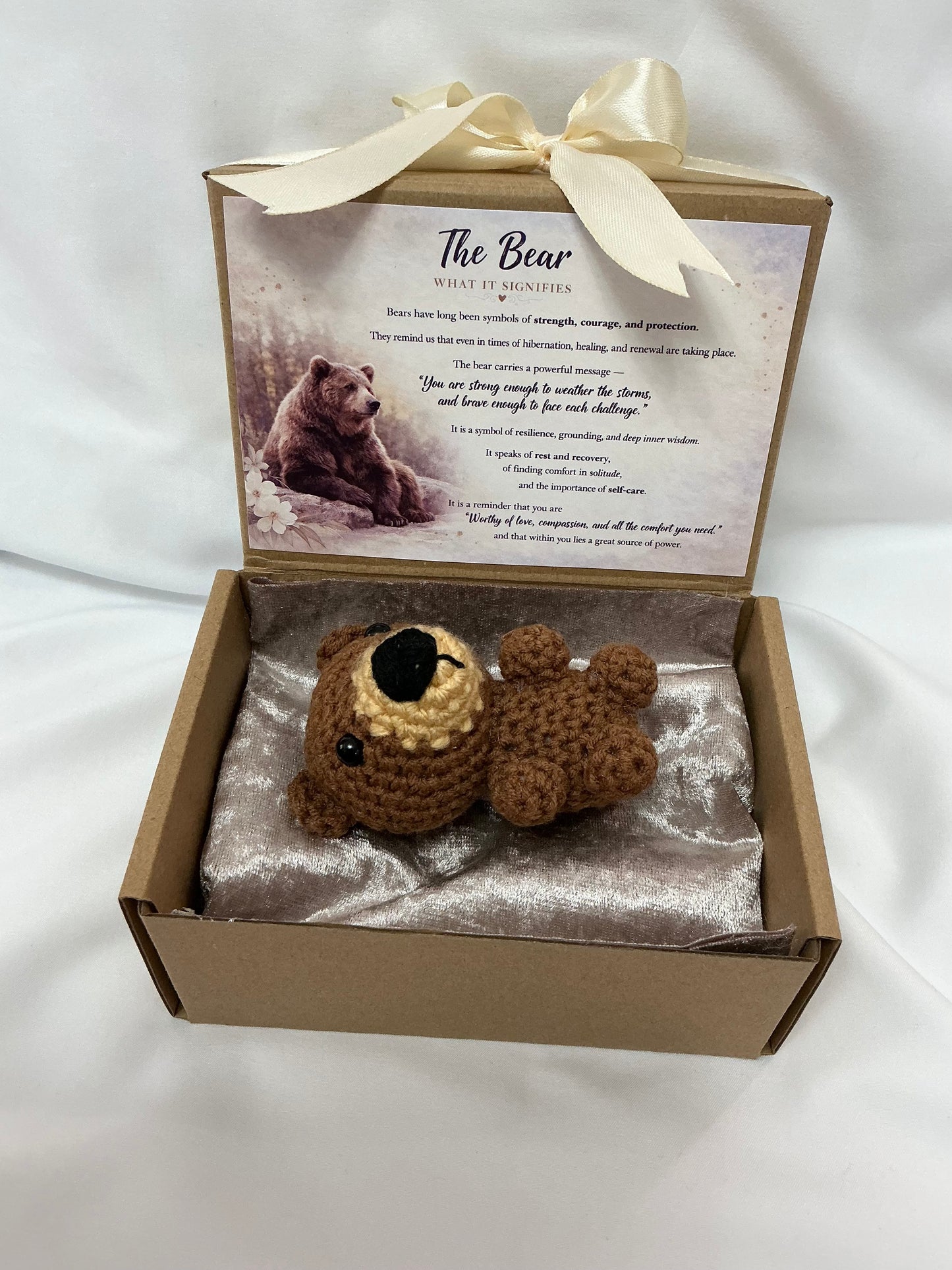 Handheld Hugs emotional support bear