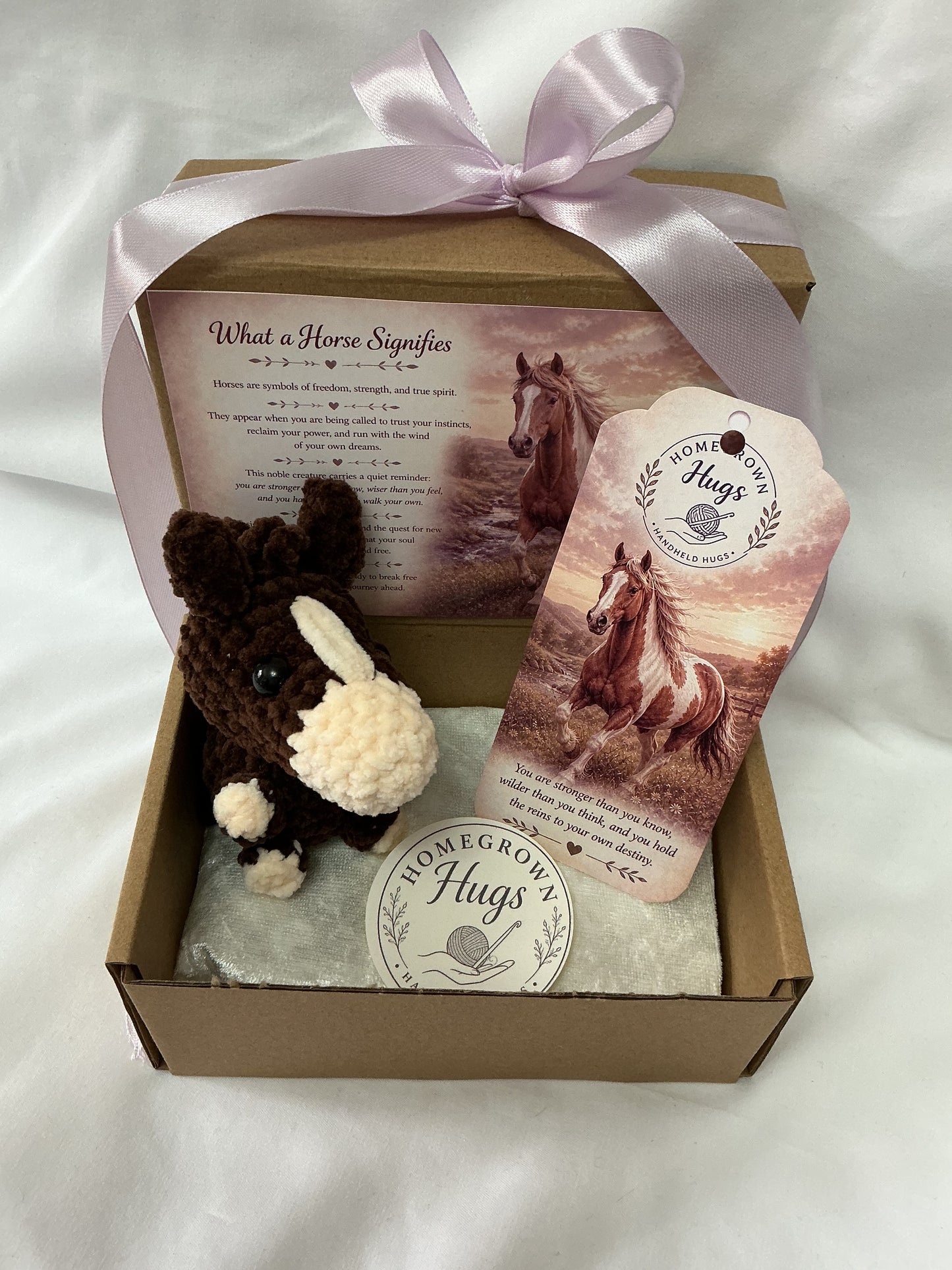 Handheld Hugs Emotional support Horse