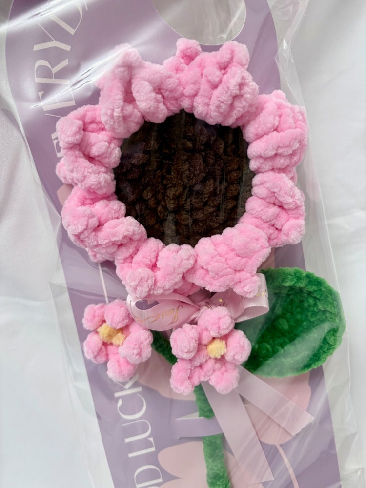Mother's Day Flower Card,Pink sunflower