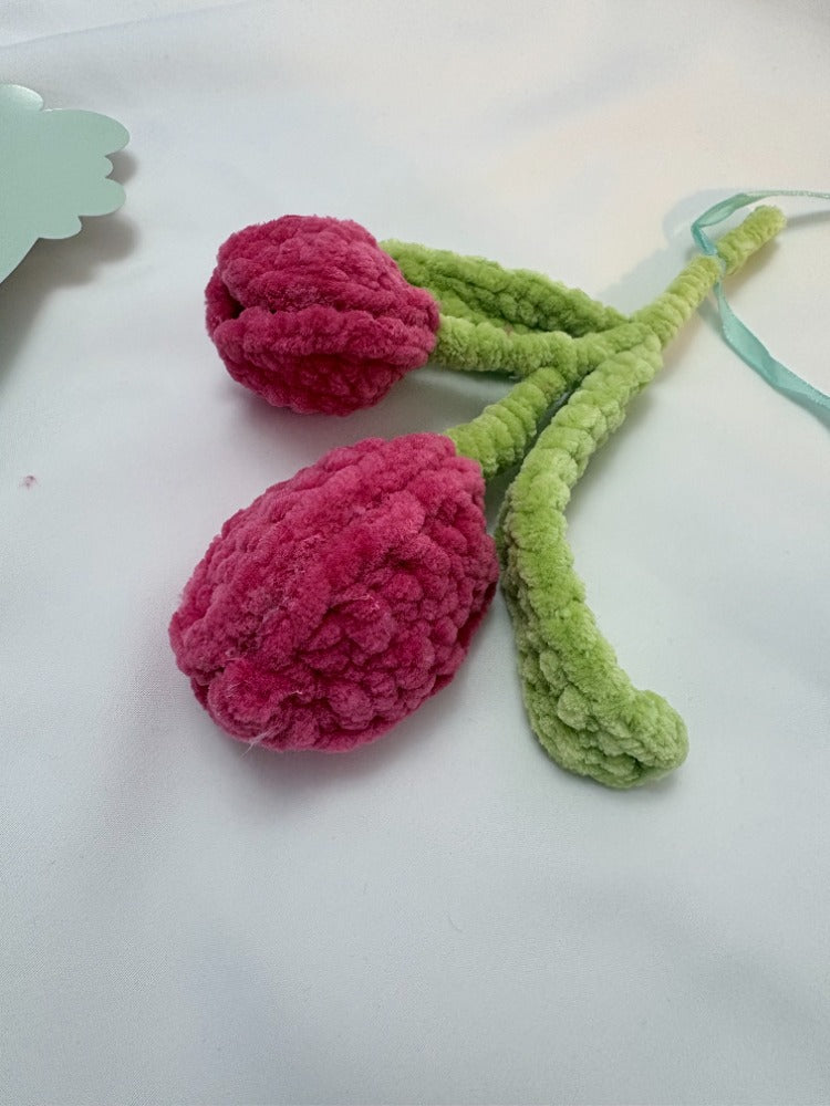 Handmade Plush Tulip Bouquet – Mother’s Day Edition